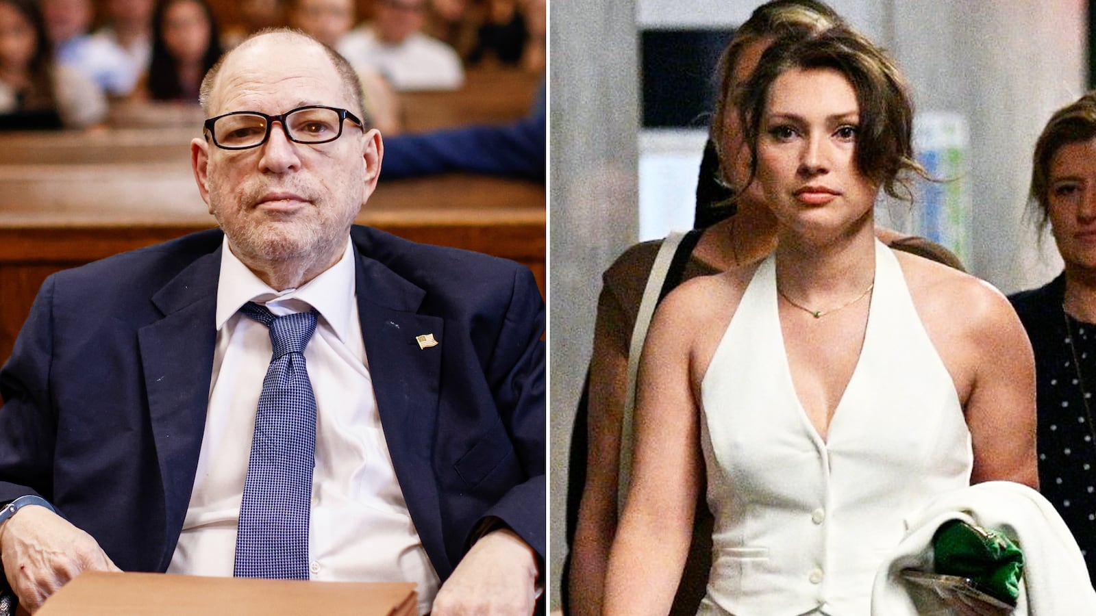 Harvey Weinstein and Jessica Mann.