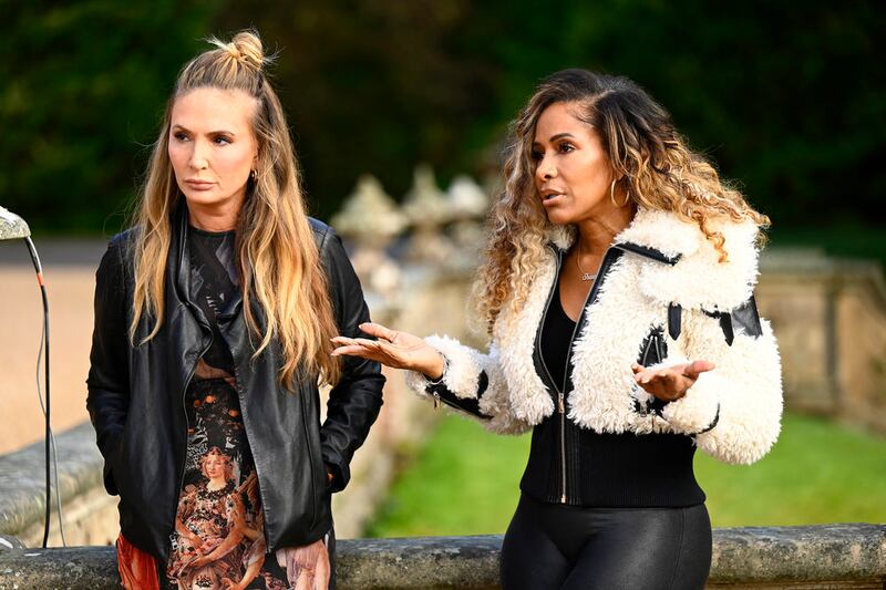 Kate Chastain and Shereé Whitfield in a scene from "Traitors"