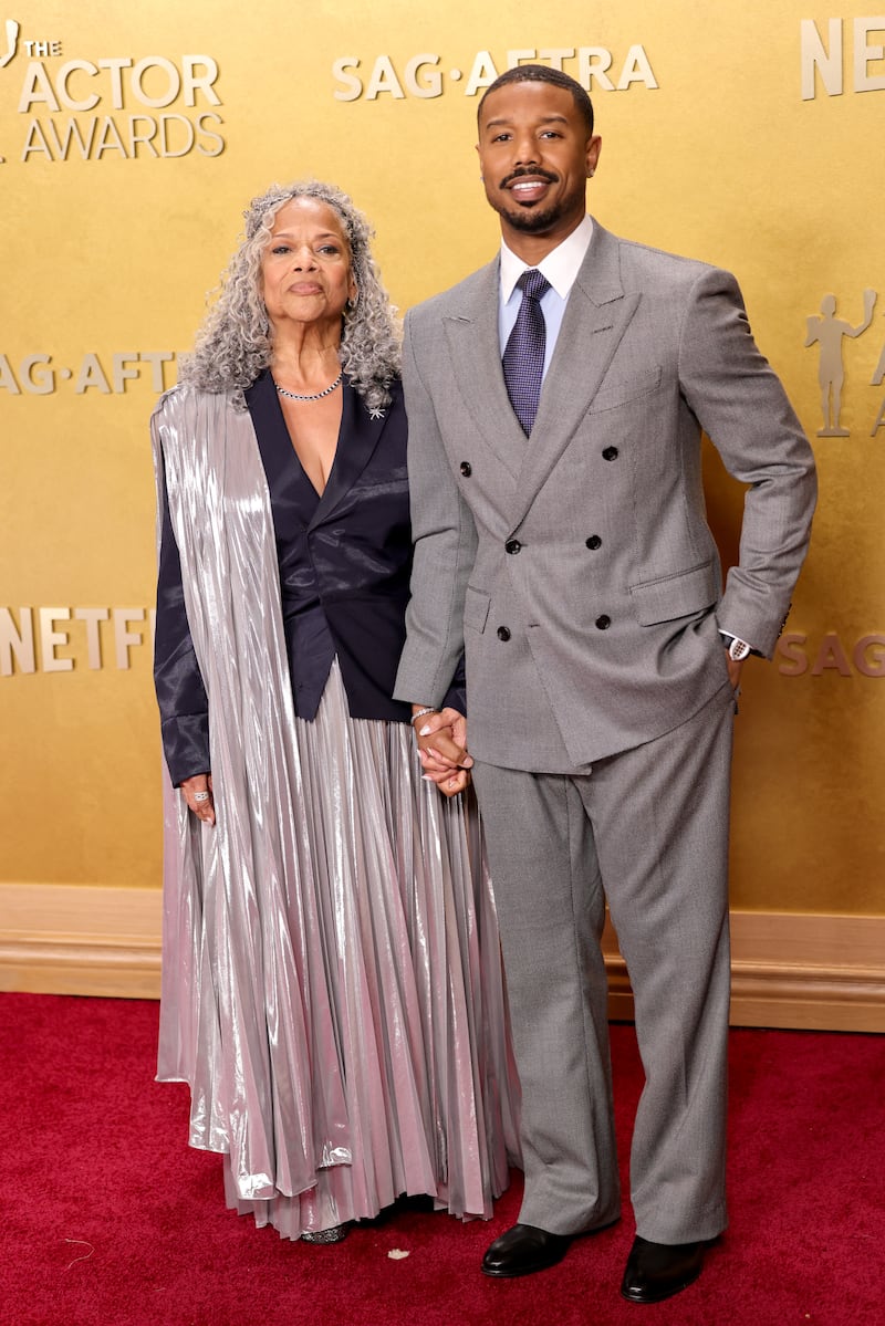 Donna Jordan and Michael B. Jordan