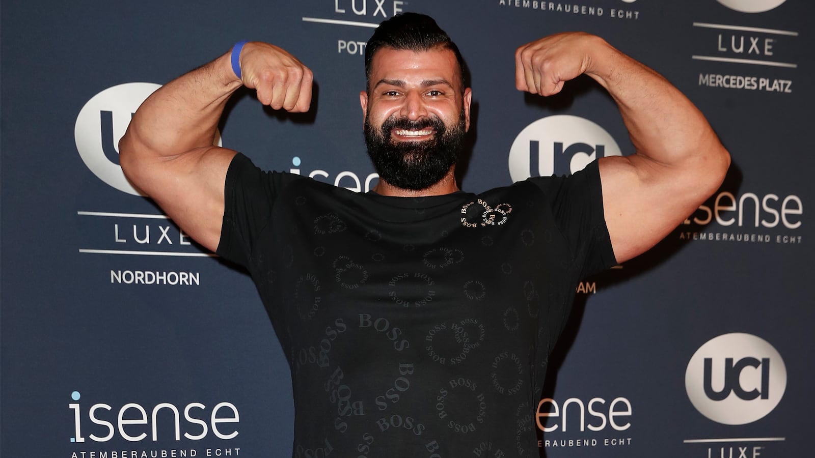 Vito Pirbazari attends the "Tenet" Special Screening on the occasion of the re-opening of UCI Luxe Mercedes Platz on August 26, 2020 in Berlin, Germany.