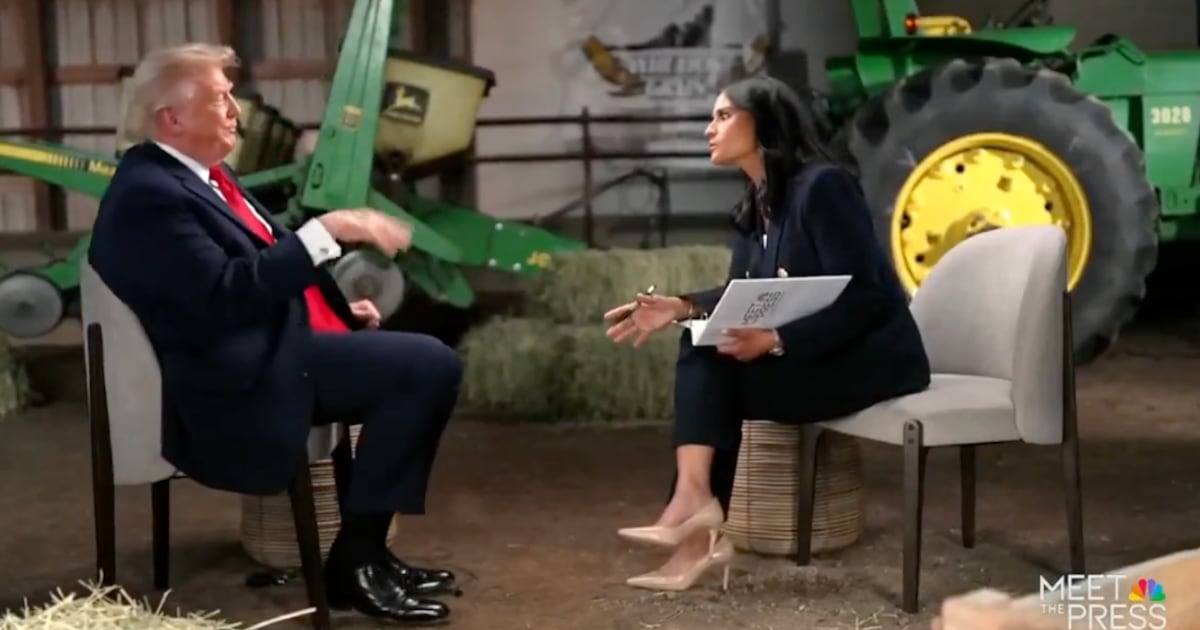 NBC Calls BS on Trump After Meltdown Interview