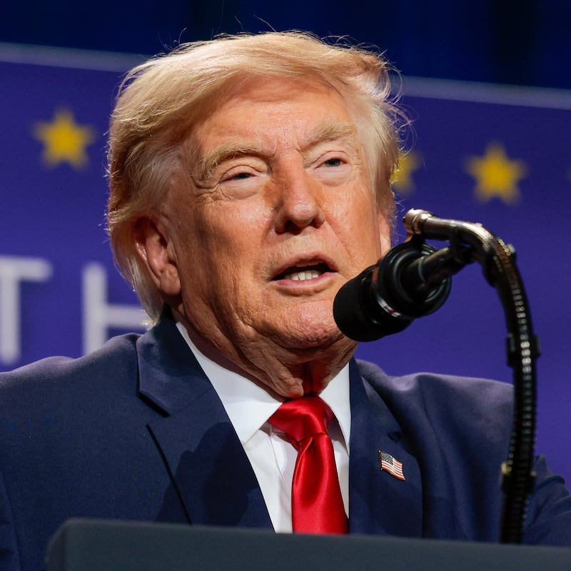 President Donald Trump delivers remarks during an event at Red Rock Casino Resort and Spa on August 05, 2026 in Las Vegas, Nevada.