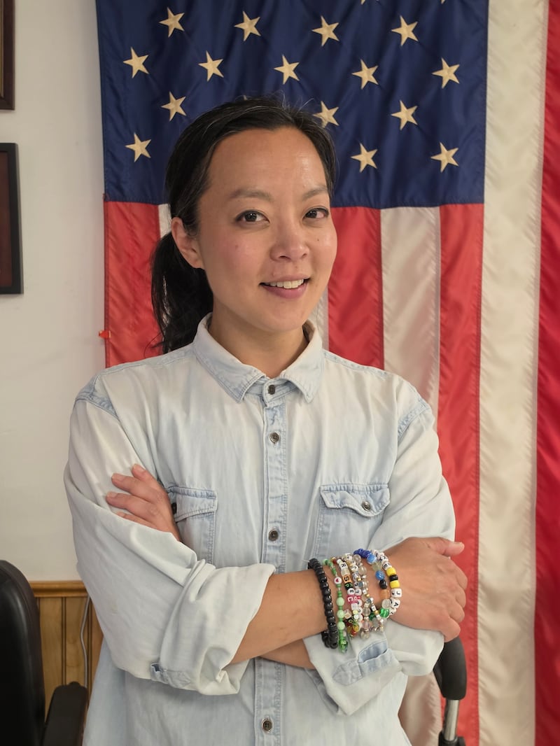 Hong, who was born in WIsconsin to Korean-American immigrants, narrowly lost Tuesday's Democratic primary for Senate.