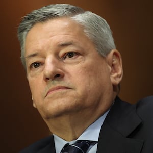 Netflix Co-CEO Ted Sarandos testifies before the Senate Judiciary Committee Subcommittee on Antitrust, Competition Policy, and Consumer Rights in the Dirksen Senate Office Building on February 03, 2026 in Washington, DC. The Committee is meeting to examine Netflix's $72 billion acquisition of Warner Bros. Discovery and its impact on competition in the entertainment industry.