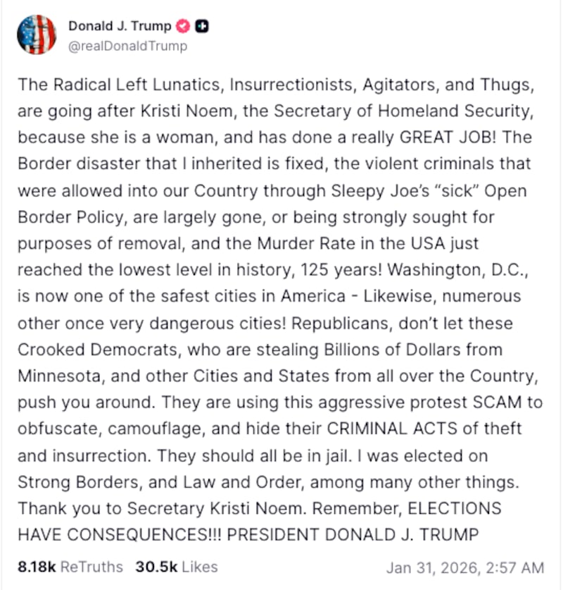 Trump / Truth Social