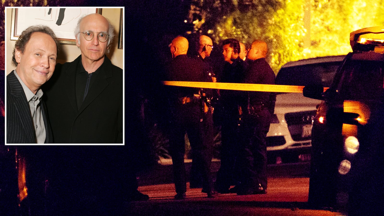 Billy Crystal, Larry David, Reiner residence