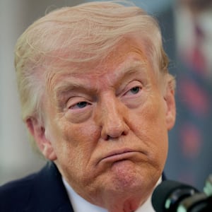 U.S. President Donald Trump is known for adorning his residences and the White House in gold. REUTERS/Evan Vucci.