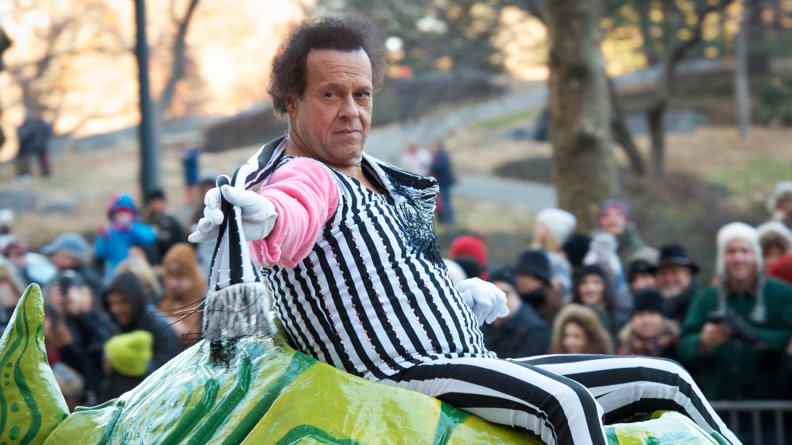 Richard Simmons at the 87th annual Macy's Thanksgiving Day parade in New York City.