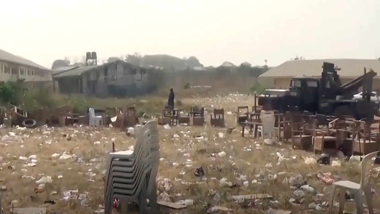 Several children killed in stampede at a holiday fair event in Nigeria.