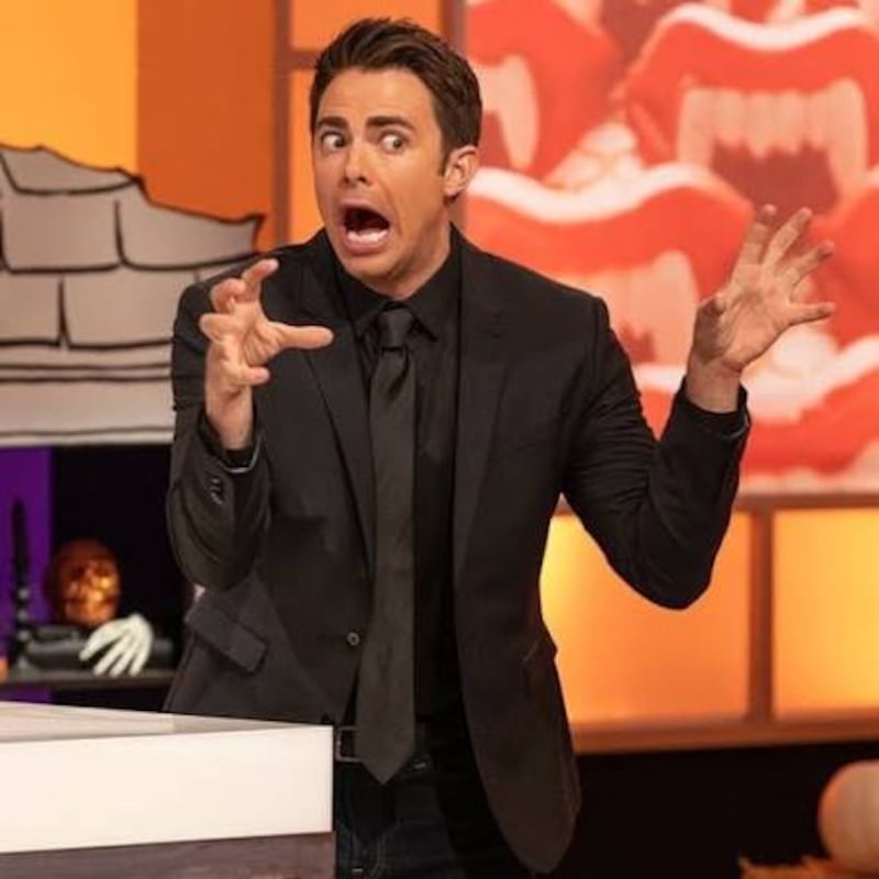 Jonathan Bennett hosts “Halloween Wars” on the Food Network.