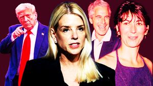 Pam Bondi, Donald Trump, Ghislaine Maxwell, Jeffrey Epstein