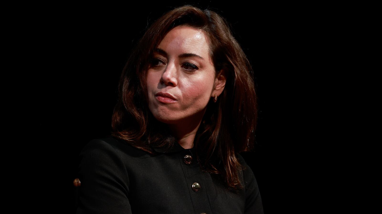 NEW YORK, NEW YORK - OCTOBER 30: Aubrey Plaza attends SAG-AFTRA Foundation Conversations - "My Old Ass" at SAG-AFTRA Foundation Robin Williams Center on October 30, 2024 in New York City. (Photo by Jason Mendez/Getty Images)