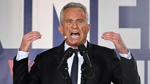 Robert F Kennedy Jr. speaking at an event.