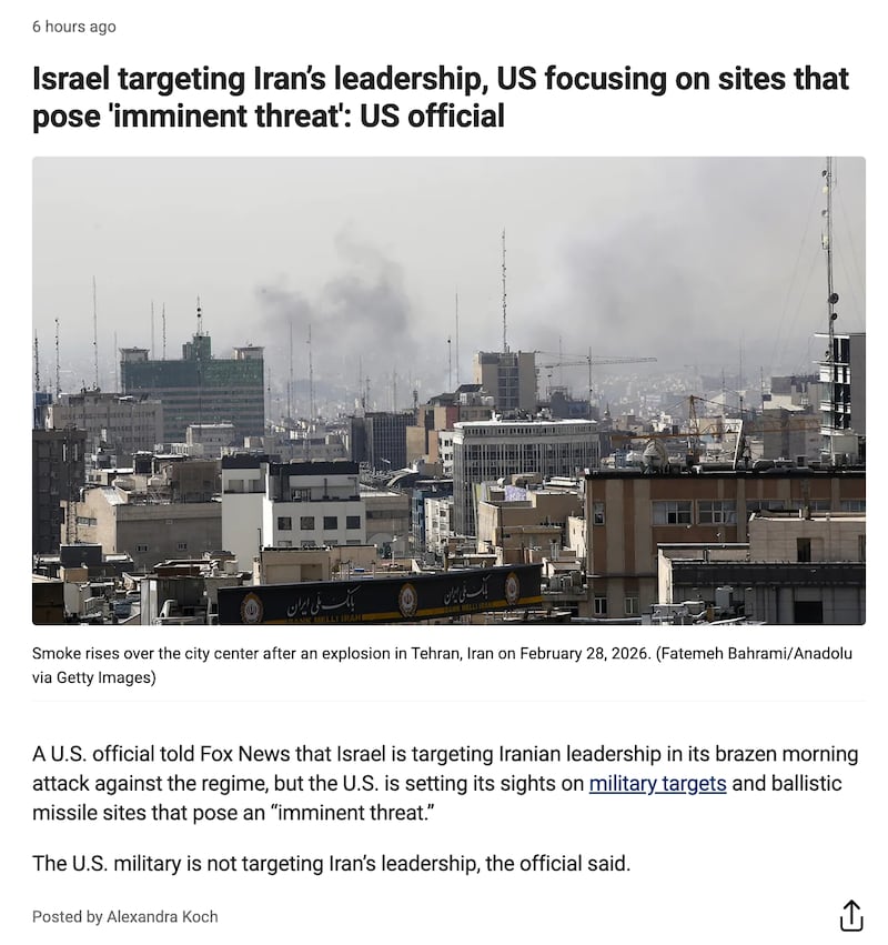 Fox News calling the attacks "brazen."