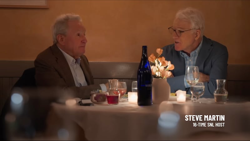 Lorne Michaels and Steve Martin in "Lorne"