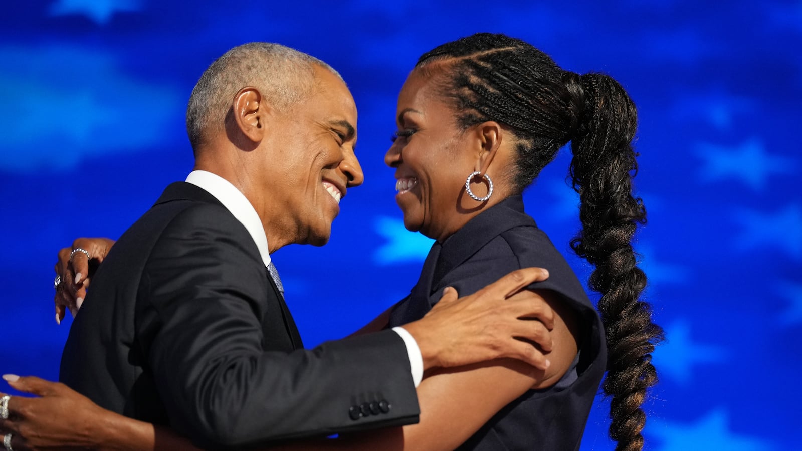 Barack Obama and Michelle Obama.