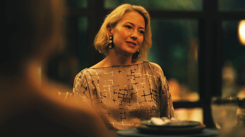 Carrie Coon in the White Lotus finale.