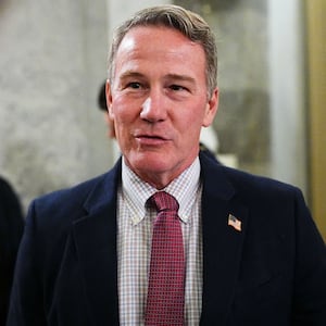 U.S. Senator Jon Husted (R-OH) speaks with reporters outside the Senate Chamber on the 40th day of the partial government shutdown, in Washington, D.C., U.S., November 9, 2025. REUTERS/Aaron Schwartz