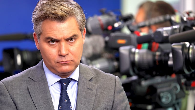 CNN White House correspondent Jim Acosta attends a press briefing at the White House in Washington, D.C., U.S., August 2, 2018.