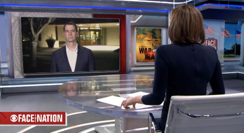 Tom Cotton on Face the Nation with Margaret Brennan