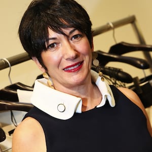 Ghislaine Maxwell attends a Calvin Klein Human Rights Campaign event on April 17, 2013 in New York City.