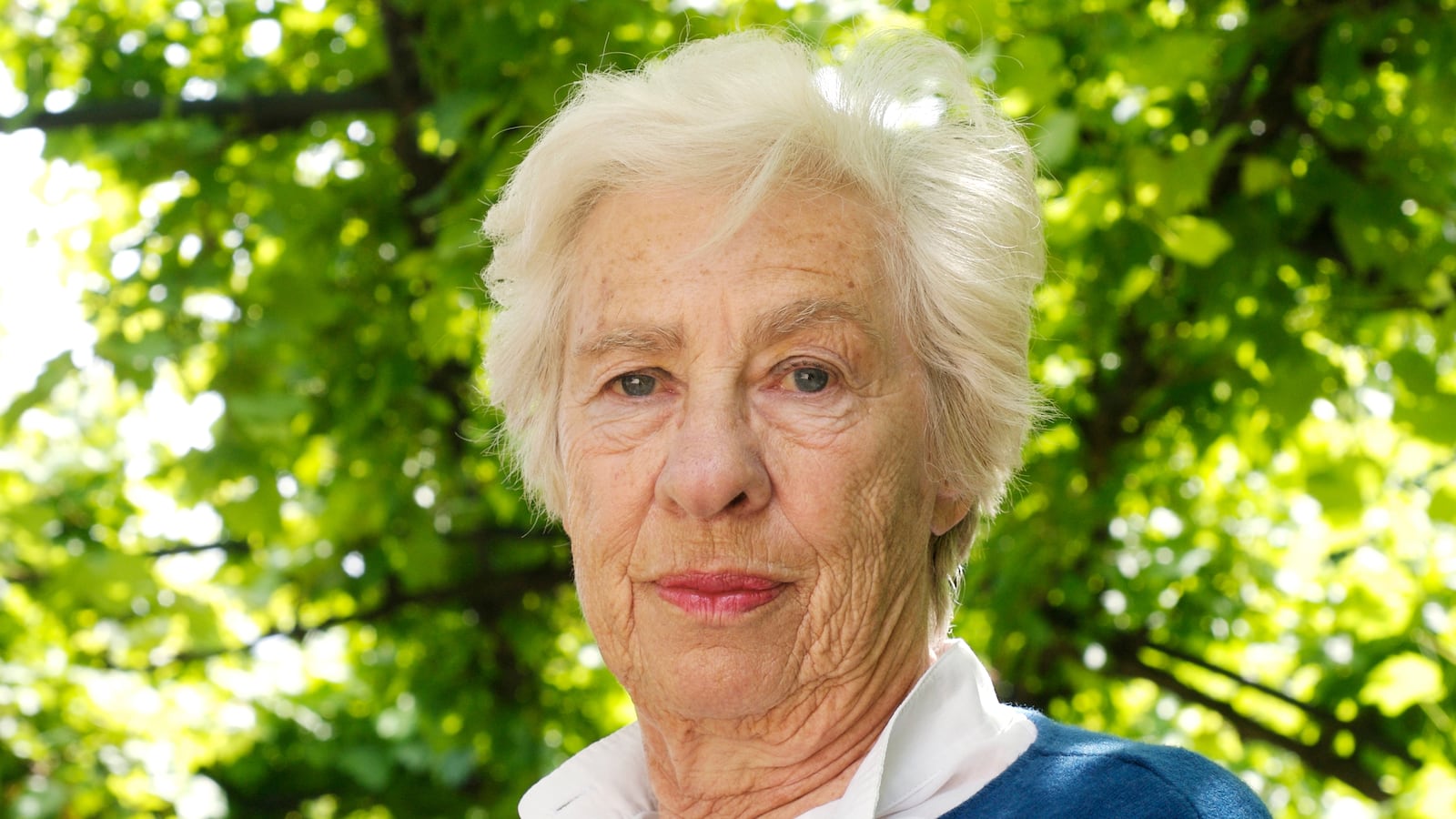 PARIS, FRANCE - JUNE 19: Portrait of Eva Schloss writer, holocaust survivor, Anne Frank's step sister during a Portrait Session held on June 19, 2009 in Paris, France. (Photo by Ulf Andersen/Getty Images)