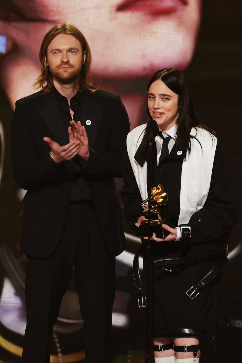 Finneas O'Connell and Billie Eilish