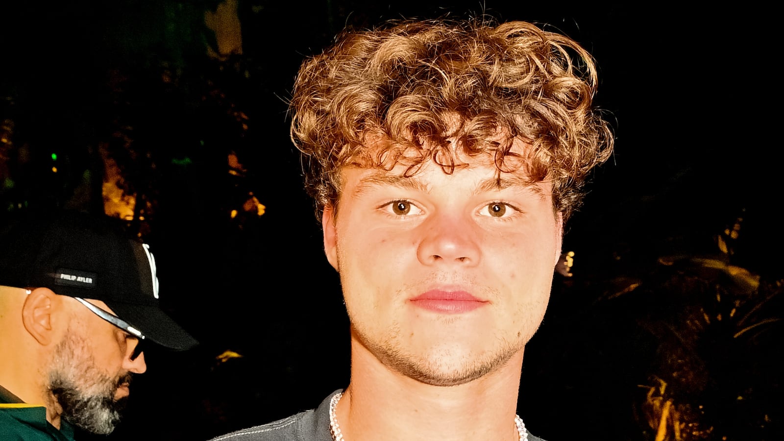 BEVERLY HILLS, CALIFORNIA - OCTOBER 30: Jack Doherty and Scott Storch attend Muhalloween at Goldstein Residence on October 30, 2025 in Beverly Hills, California.