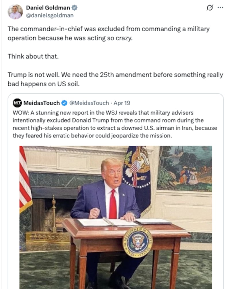 Daniel Goldman/X