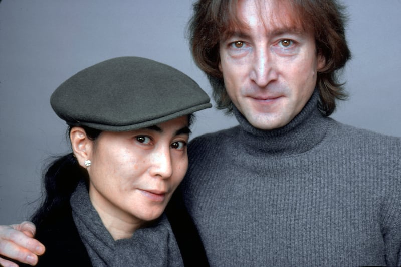 John Lennon and Yoko Ono on November 2, 1980.