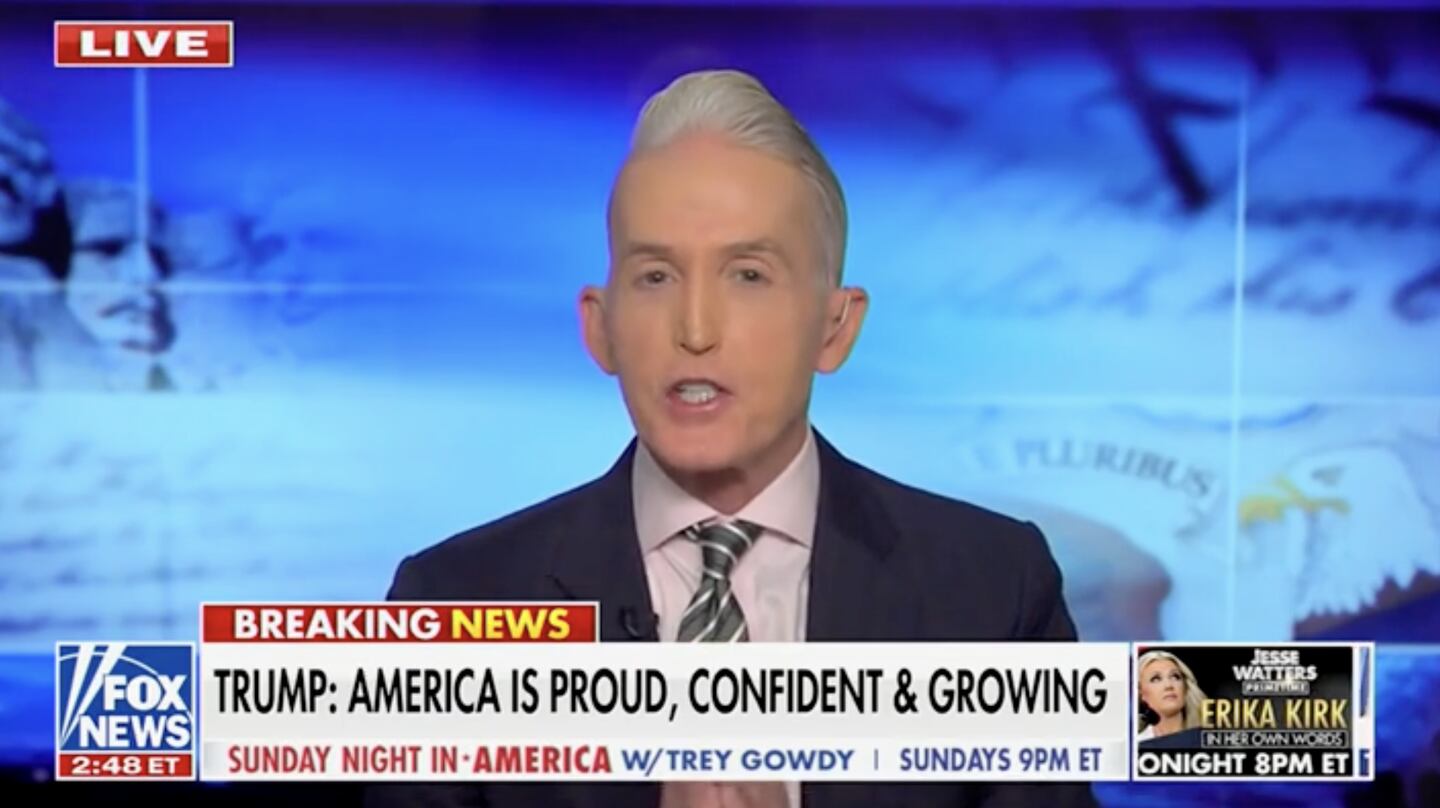 Fox Host Trey Gowdy Blames Nancy Mace’s TSA Meltdown for GOP Losses