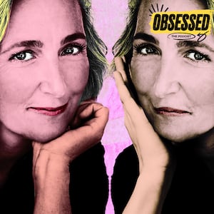 Color-washed Belle Burden on a pink background