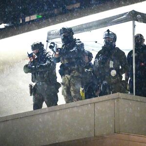 Federal agents target protesters with "less lethal" weapons at the U.S. Immigration and Customs Enforcement building