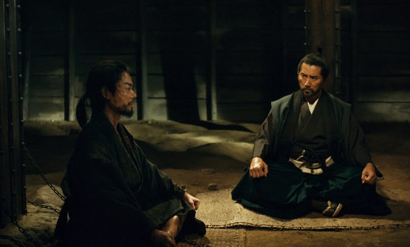 A still from "The Samarai and the Prisoner"
