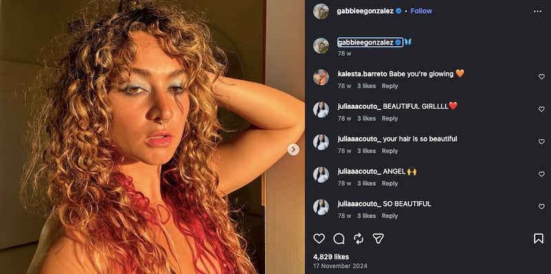Gabriela Gonzalez/Instagram