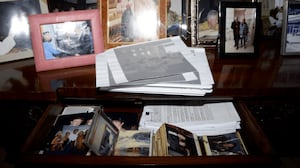 Jeffrey Epstein's drawer, featuring donald Trump