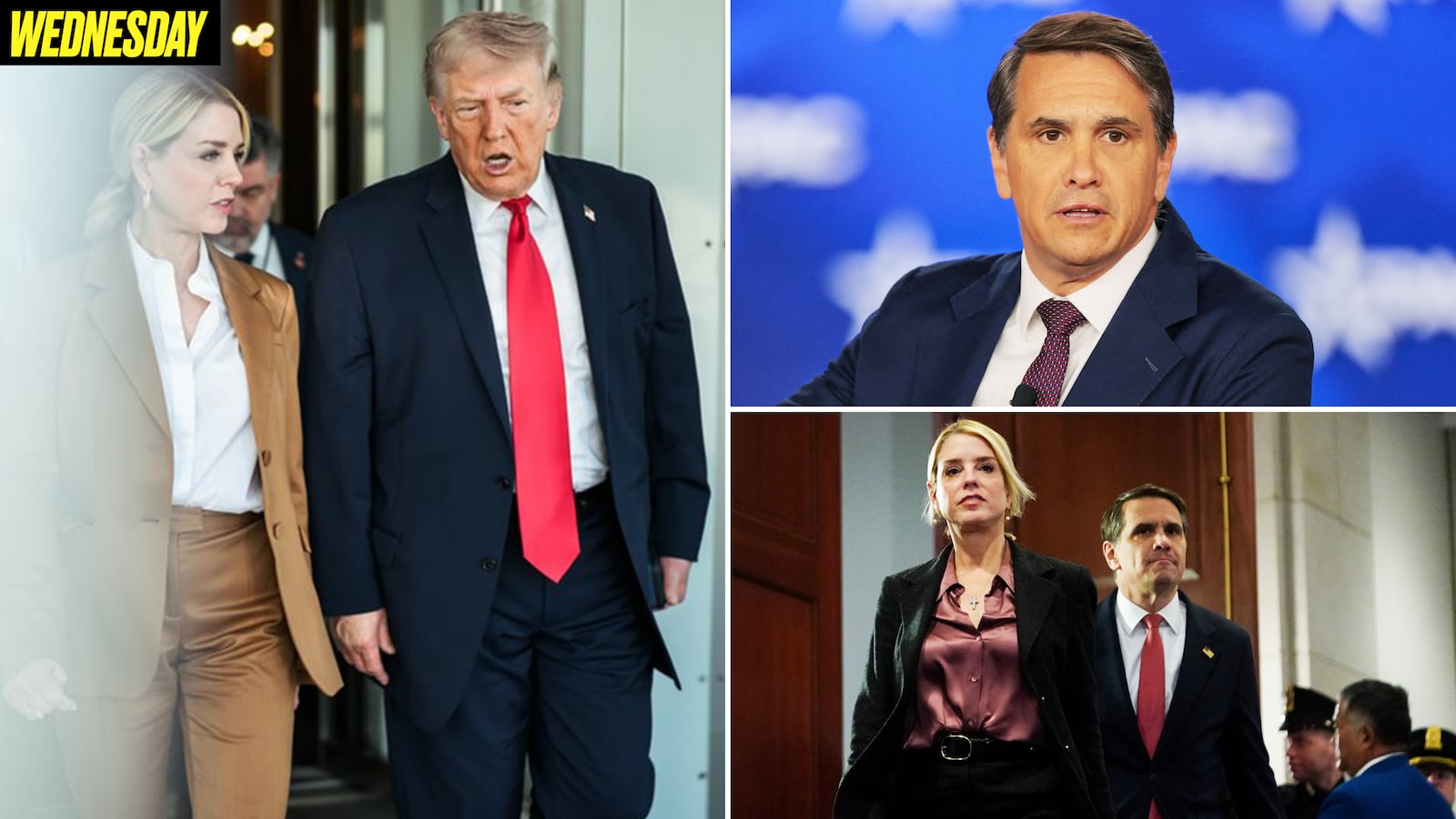 Pam Bondi, Donald Trump, Todd Blanche