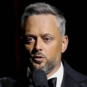 Nate Bargatze at the Sony Pictures Entertainment presentation at CinemaCon in Las Vegas, Nevada, U.S., April 13, 2026.