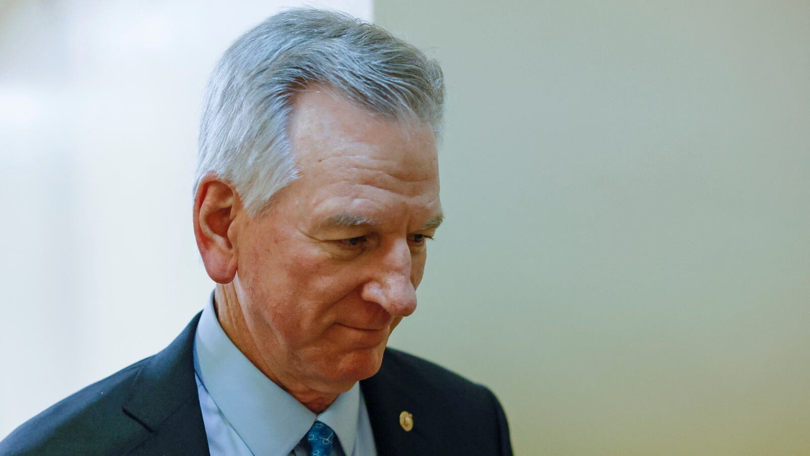 U.S. Senator Tommy Tuberville (R-AL) speaks with reporters at the U.S. Capitol in Washington, U.S. September 27, 2023.