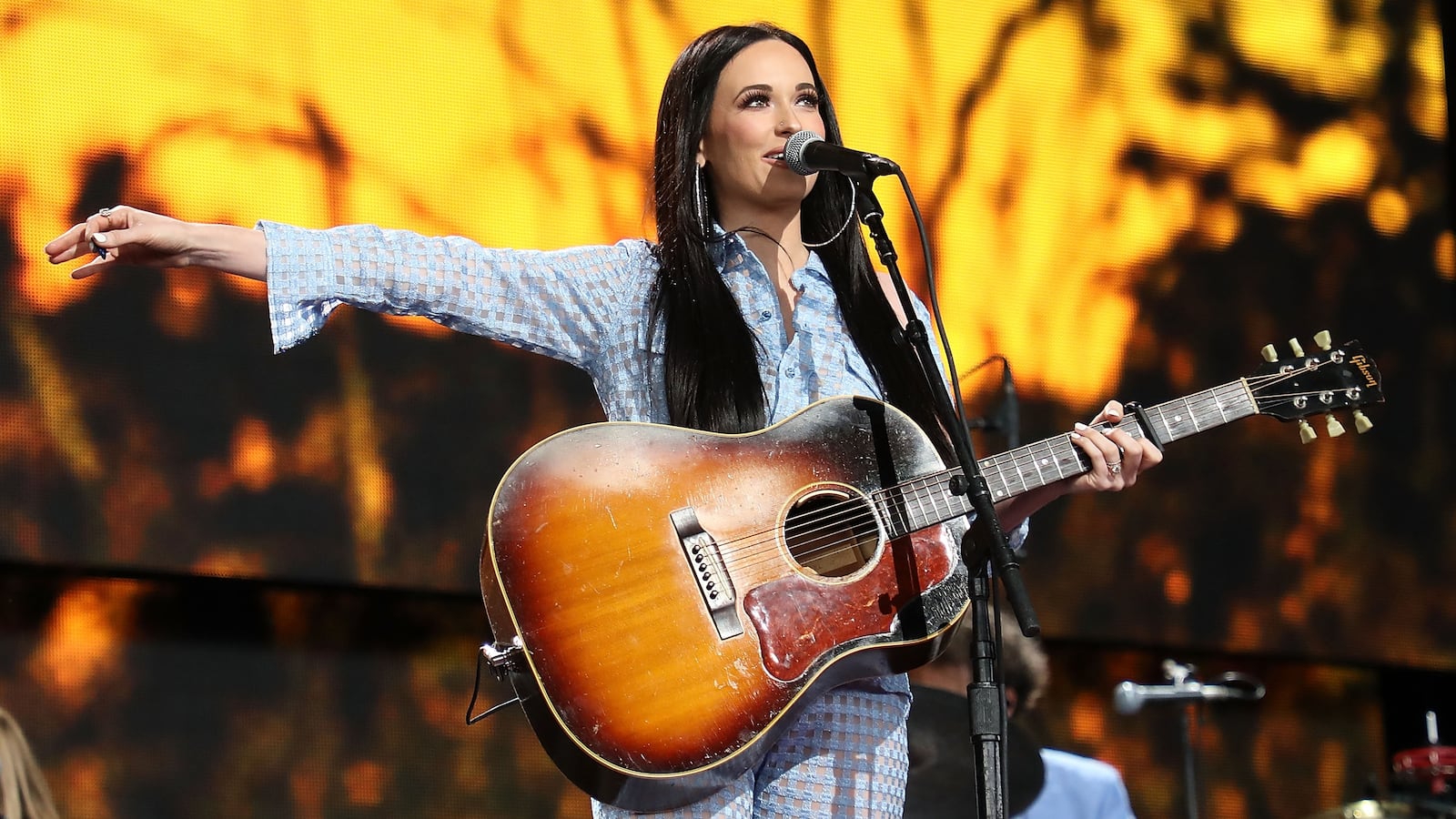 Kacey Musgraves performs during Farm Aid 2018 at Xfinity Theatre on September 22, 2018 in Hartford, Connecticut.
