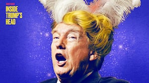 Donald Trump in a wig.