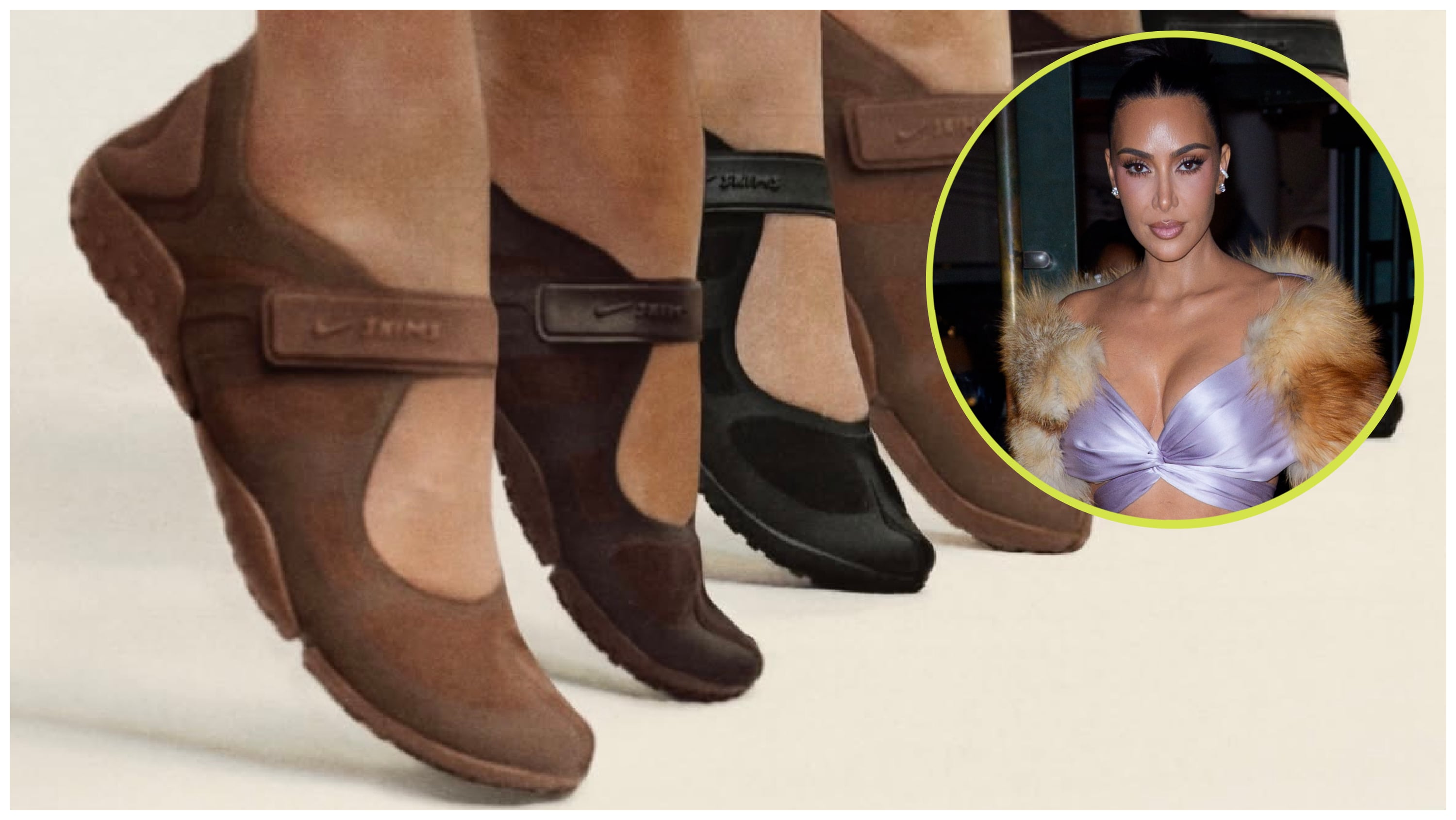Kim Kardashian, NikeSKIMS shoes