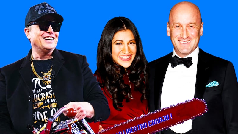 Elon Musk, Katie Miller, Stephen Miller