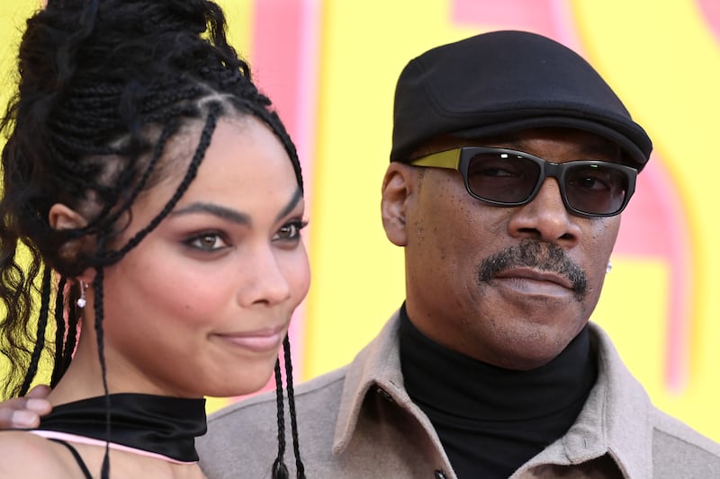 Bella Murphy and Eddie Murphy