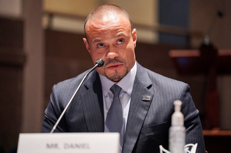 Daniel Bongino, conservative radio show host, gives an opening statement during a House Judiciary Committee hearing to discuss police brutality and racial profiling, in Washington, DC, U.S. June 10, 2020. Greg Nash/Pool via REUTERS