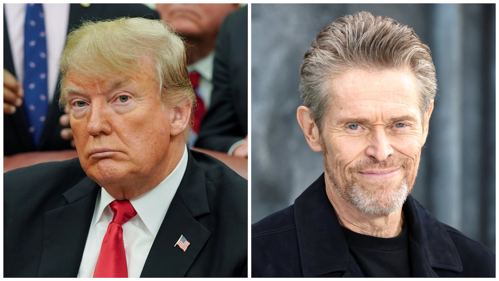 Dafoe didn't want to talk about Trump's U.S.