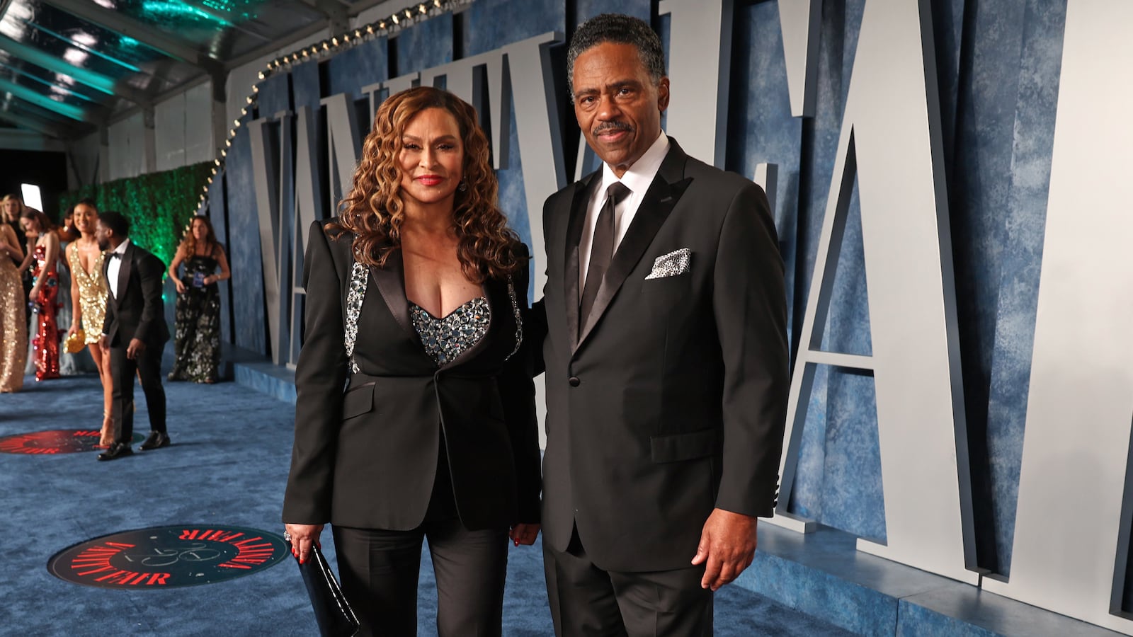 Tina Knowles and Richard Lawson