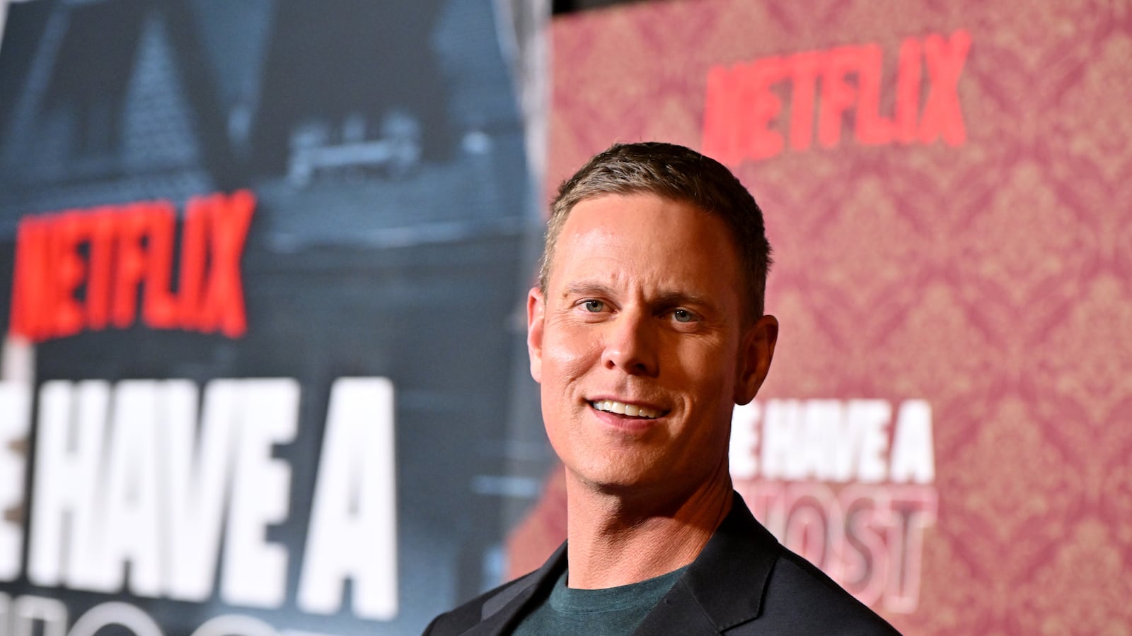 Christopher Landon attends Netflix's \"We Have A Ghost\" Premiere on February 22, 2023 in Los Angeles, California. (Photo by Charley Gallay/Getty Images for Netflix)"