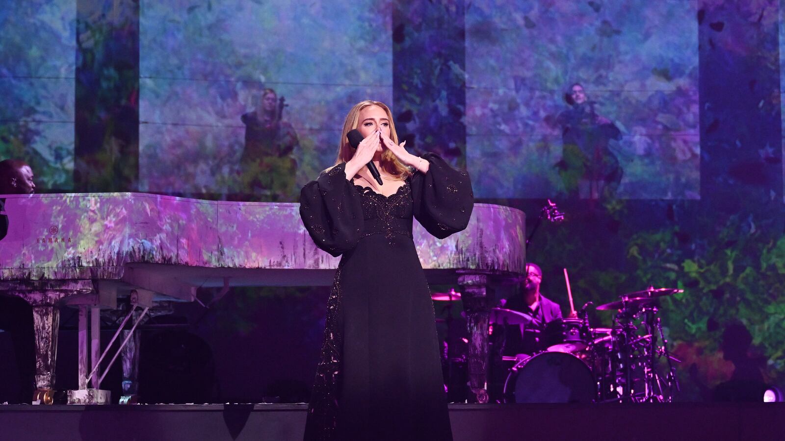 Adele performs during her final Las Vegas residency show "Weekends with Adele", at The Colosseum at Caesars Palace on November 23, 2024 in Las Vegas, Nevada.