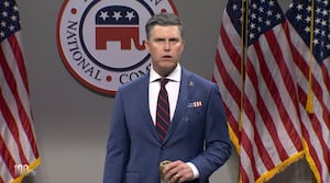 SNL, Colin Jost as Pete Hegseth
